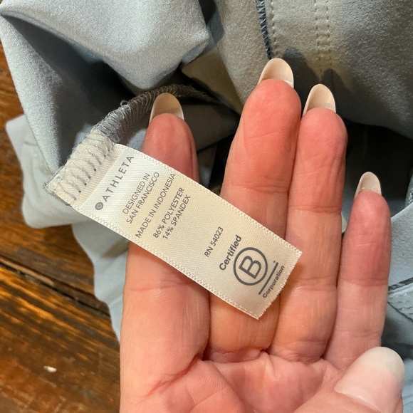 Athleta Skyline Pant 1 Gray Blue Size 8 Tall - Picture 7 of 8